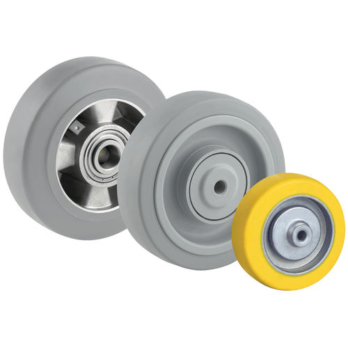 Колесо с цельной шиной серии ЭЛАСТЕКсиликоновая резинане оставляющая следовэластичная