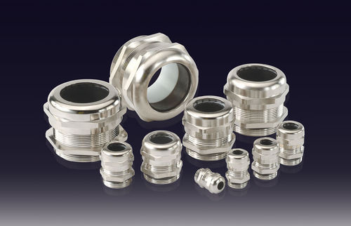 Кабельный ввод из никелированной латуни серии MM-LIP68 с резьбой прямой