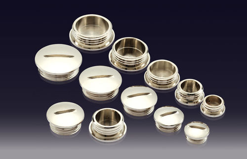 Заглушка круглая серии MSP-PGрезьба из никелированной латунизащита