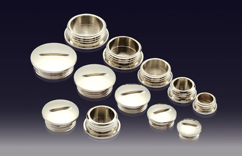 Пробка круглая серии MSP-Mрезьба из никелированной латунизащита