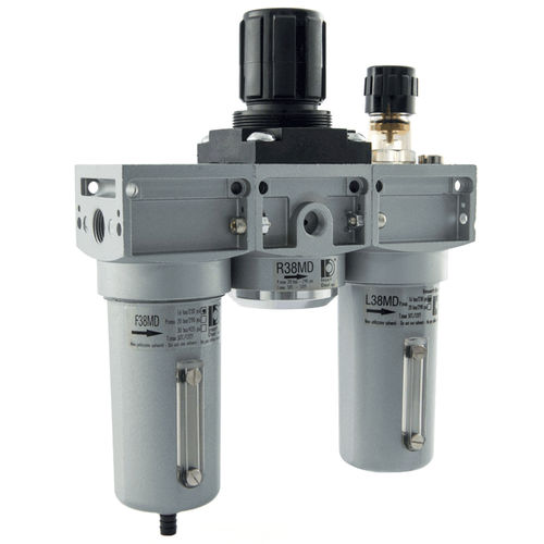 Масляный фильтр-регулятор-смазка FRL12MD, FRL38MDкартридж сжатого воздухаалюминий