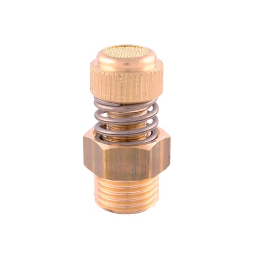 Глушитель с регулировкой расхода серии Rвыхлопная бронза, спеченный металл