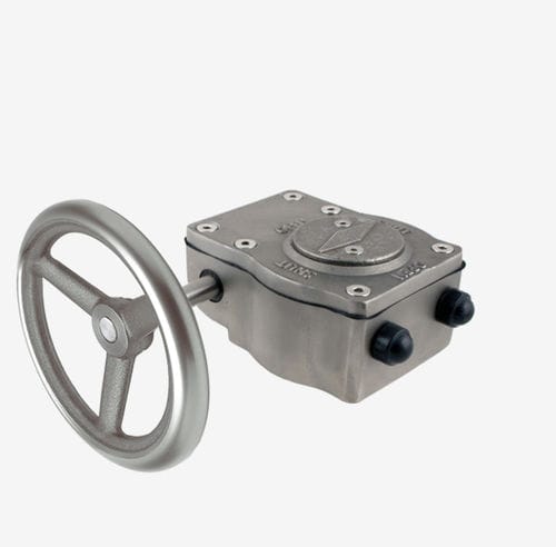 Ручной привод клапана GBXSSЧетверть-поворотный червячный редукторIP67