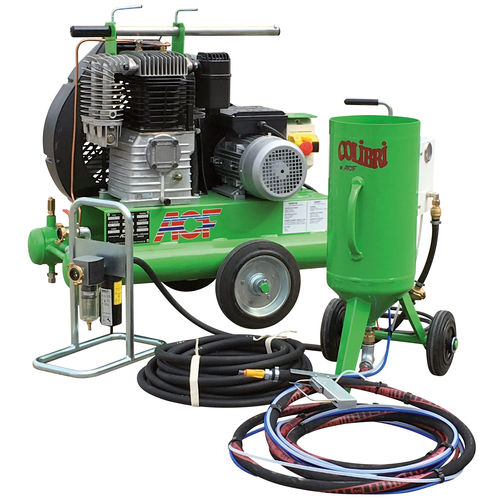 Ручной пескоструйный аппарат низкого давления MAXI COLIBRIpressuremobile