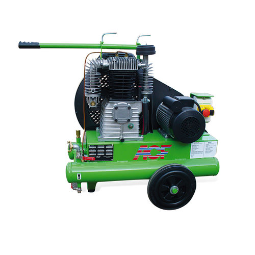 Воздушный компрессор CM4с электроприводом на роликах со смазкой