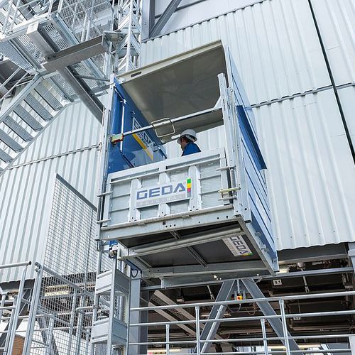 Одномачтовая подъемная рабочая платформа 500 ZP P