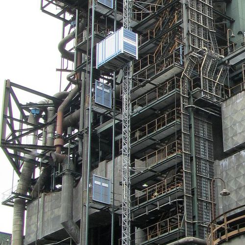 Автоматический лифт Multilift P12 Реечный колонный тип