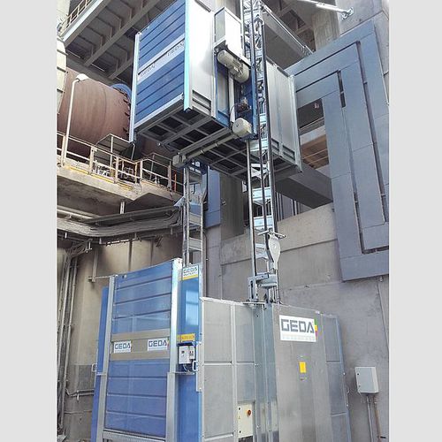 Автоматический лифт Multilift P18 Реечный колонный тип