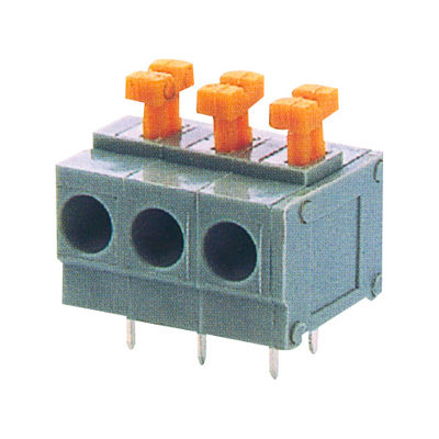 Screwless terminal block 7TMA02-0000for printed circuit boardsspring