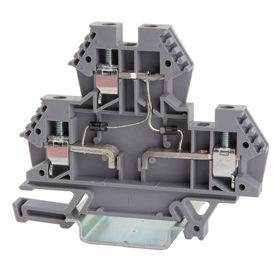 Клеммная колодка для монтажа на DIN-рейку 43557, винтовое соединение, диод