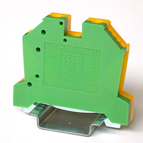 Клеммная колодка для монтажа на DIN-рейку 43536, винтовое соединение, проходное