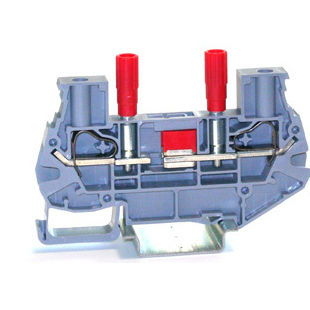 Клеммная колодка 42TV600, монтируемая на DIN-рейку, винтовое соединение, проверка и отсоединение