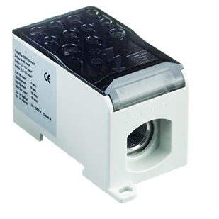 Клеммная колодка для монтажа на DIN-рейку 608120винтовые соединениясерый многоярусный