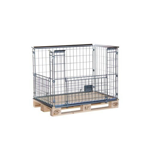 Складной воротник для поддонов PA120808-2K, экономия пространства из металлической проволоки