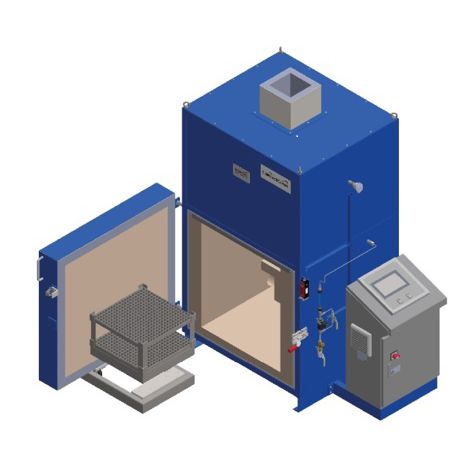 Пиролизная печь COMPACTCLEANкамера термической очистки