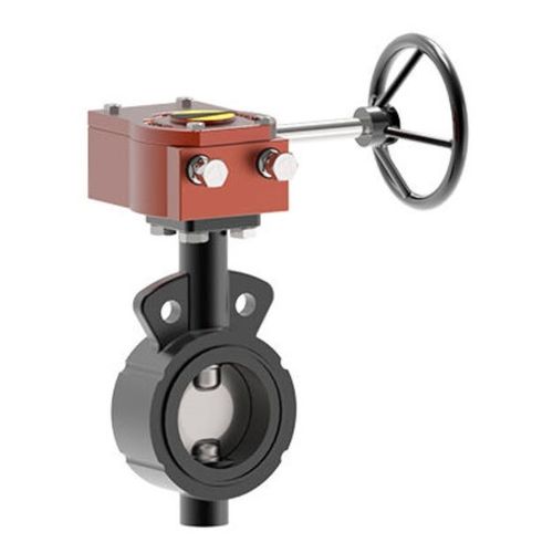 Поворотный затвор серии RIEс маховикомпневматическийдвунаправленный
