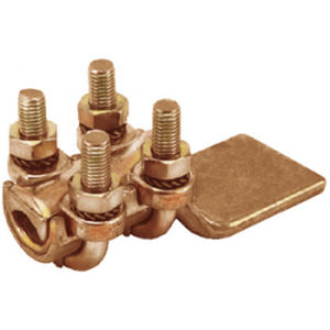 Механический зажим, беспаечная клемма серии 2BC, плоская, неизолированная, медная