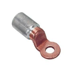 Компрессионный беспаечный терминал ICAU, серия ICAUC, трубчатый, неизолированный, Al-Cu