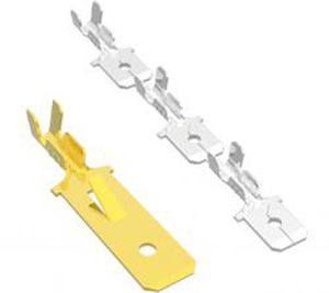 Быстроразъемная беспаечная клемма 00456DPпапаплоскаянеизолированная