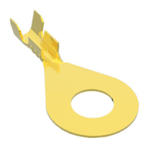 Кольцевая беспаечная клемма серии 00701P - 00709NPплоская неизолированнаямедь