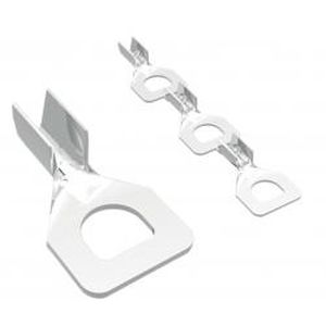 Кольцевая беспаечная клемма серии 00501P/DPпрямоугольная неизолированнаямедь