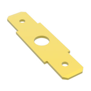 Плоская клемма под пайку серии 012xxV/DV/NVнеизолированнаялатунь