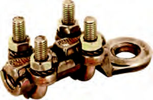 Механический зажим, беспаечная клемма серии 2BR, плоская, неизолированная, медная