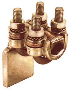 Механический зажим, беспаечная клемма серии 2BEC, плоская, неизолированная, медная