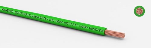 Изолированный соединительный провод XtraECOмедь, одножильныйcUL