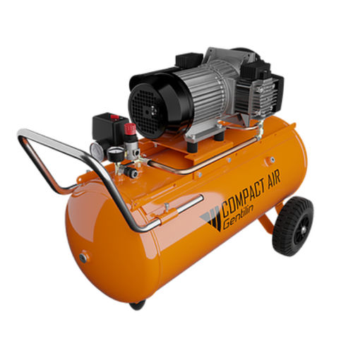 Компрессор поршневой C330/100воздушный с электроприводом на роликах