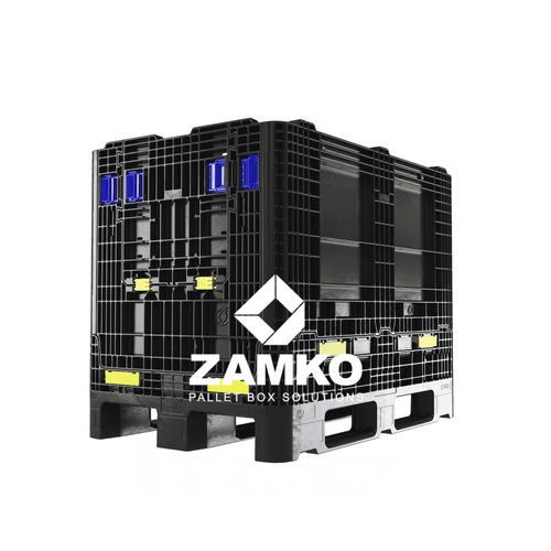 Пластиковый поддонный ящик PUG.b75.Fдля промышленного использованияштабелируемыйскладной