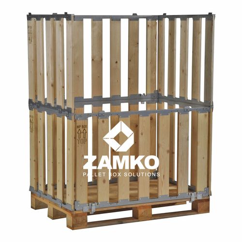 Деревянный поддонный ящик MPB.e140для храненияскладноймногоразовый