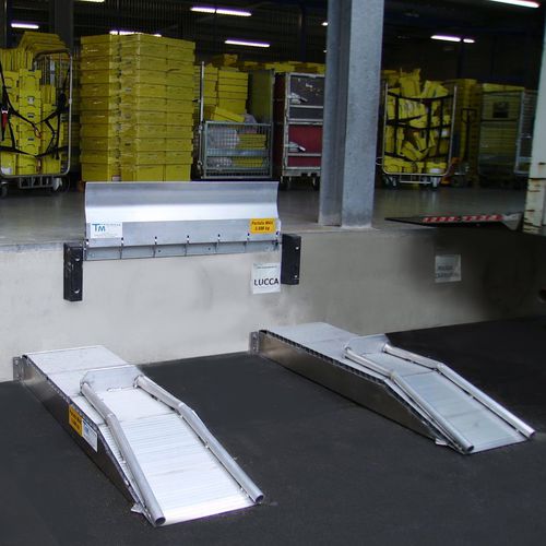 Ручной перегрузочный мост серии CR с поворотной аппарелью