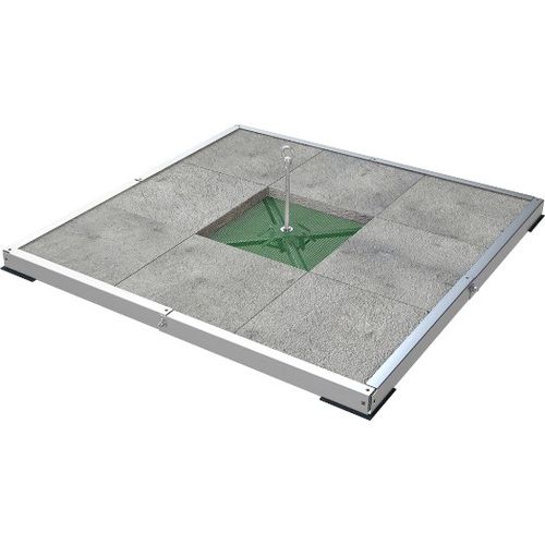 Анкер для защиты от падения с противовесом ABS Weight OnTop SimpleНержавеющая стальАлюминийБетон