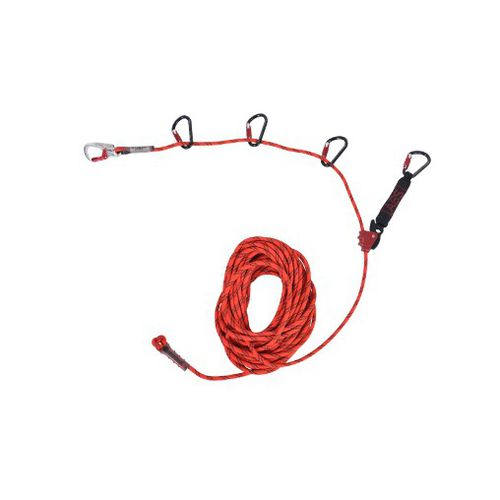 Временный страховочный трос горизонтальный для защиты от падения для работы на высоте