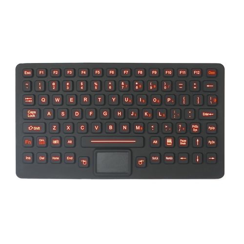 Клавиатура настольная K-TEK-M276TP-FN-OEM-BL-ML89-клавишная без манипуляторавоенная