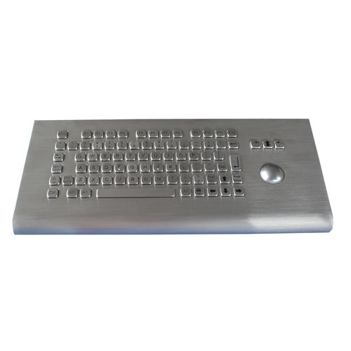 Клавиатура настольная K-TEK-A361-TB-FN-MDTс механическими клавишамис трекболомпромышленная