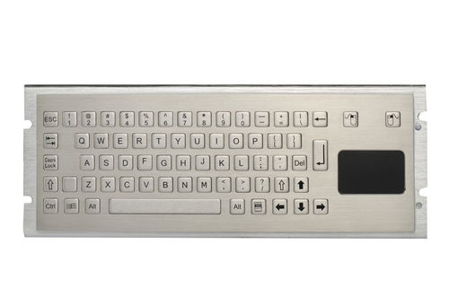 Клавиатура панельная K-TEK-B255TP68-клавишная с тачпадомнержавеющая сталь