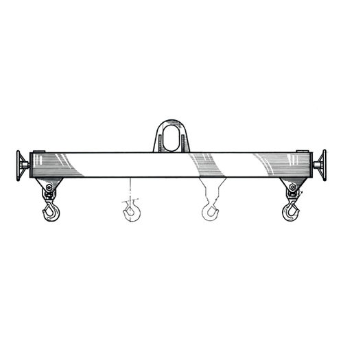 Распорная балка однобалочная из ДСП промышленнаярегулируемая горизонтальная