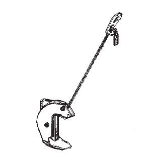 Горизонтальный подъемный зажим PLRдля тяжелых условий эксплуатации