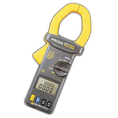 Мультиметр трехфазный клещевой PROVA-6600цифровойпереносной600 В