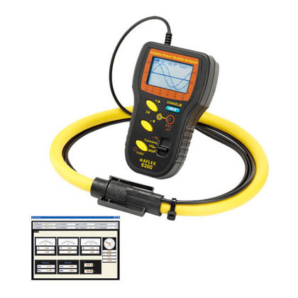 Графический анализатор качества электроэнергии AFLEX-6300 для электрических сетейгармоник