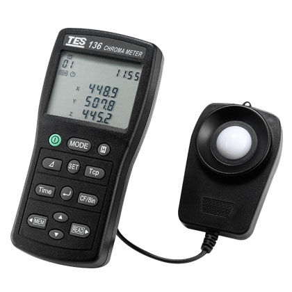 Портативный цветометр ТЕС-136для анализа цветадля измерения яркости