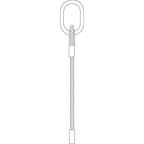 Строп канатный серии СК1-Е, сталь оцинкованная