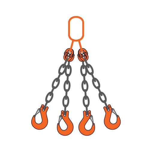 Строп цепной серии RMA-RCH4-точечный