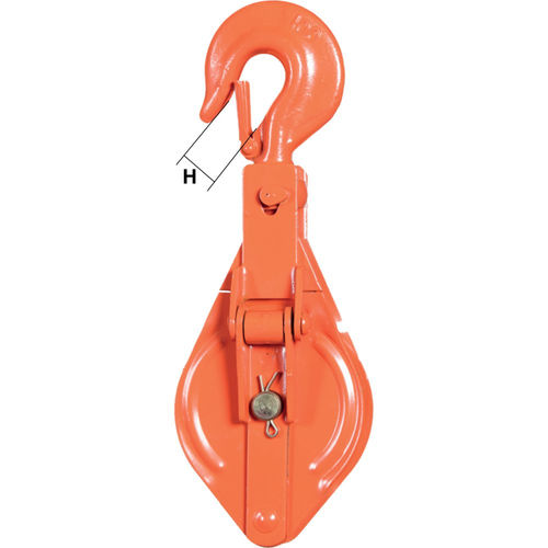 Поворотный блок серии KBH для стального троса с крюком