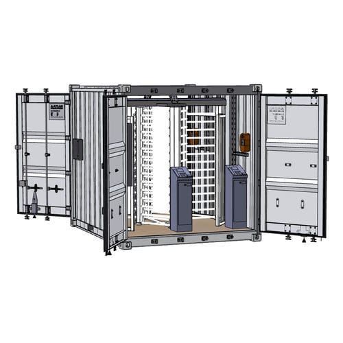 Контейнер контроля доступа металлическийпо индивидуальному заказумодульный