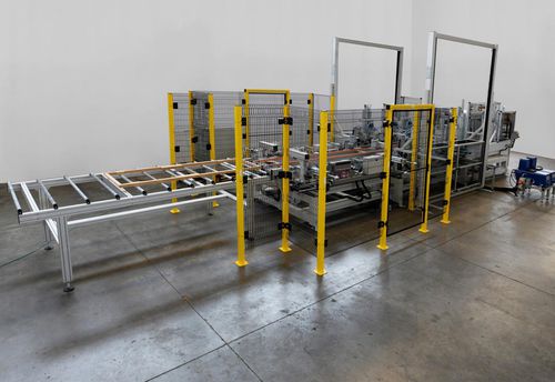 Автомат для сборки окон и дверей М10, линейный по дереву