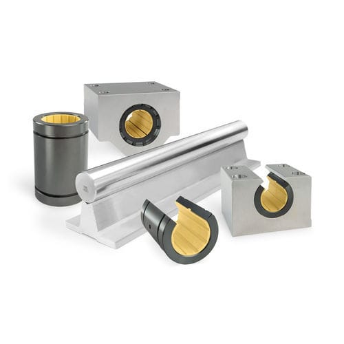 Полимерный линейный подшипник серии PLгладкийоткрытыйзакрытый