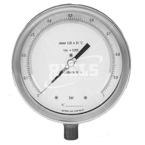 Аналоговый манометр RIB850 с резьбой, нержавеющая сталь, диафрагма